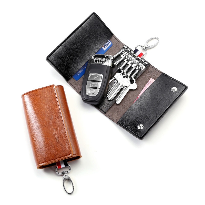 PU Leather Car Key Holder