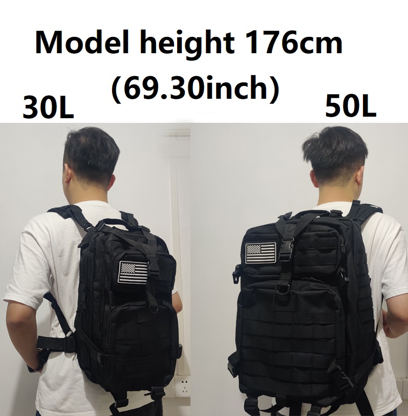50L/30L Camo Military Bag