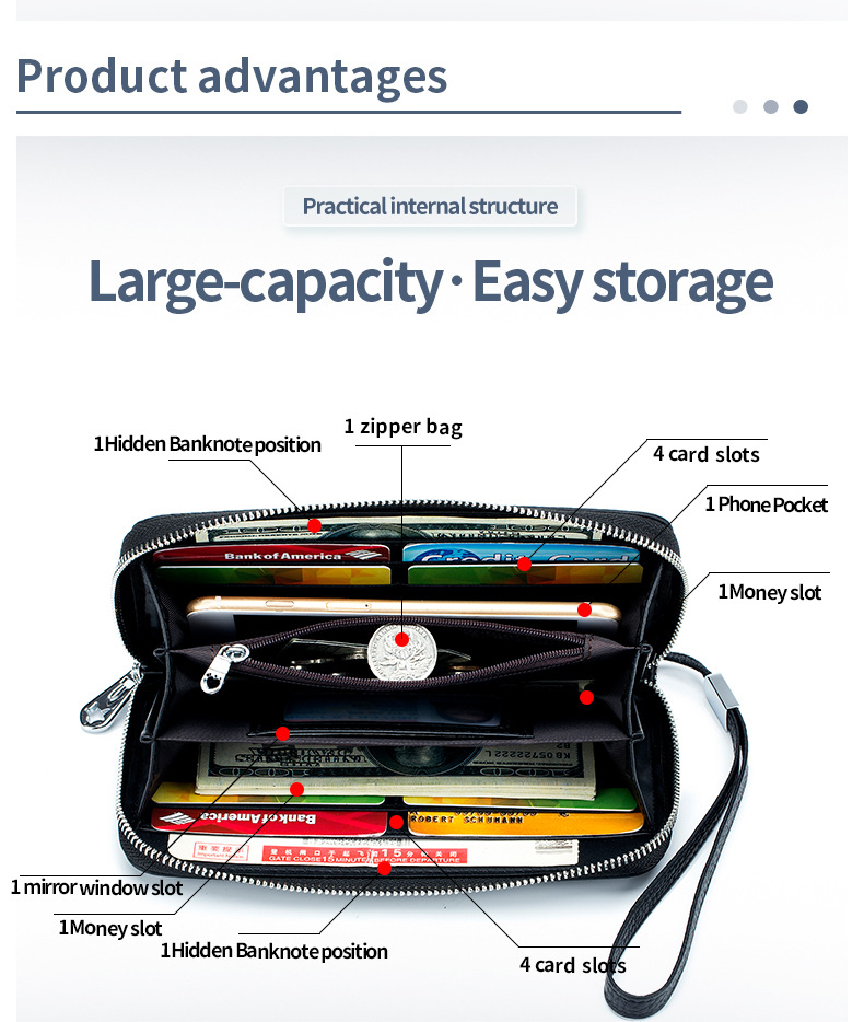 Vertical Square Women Wallet