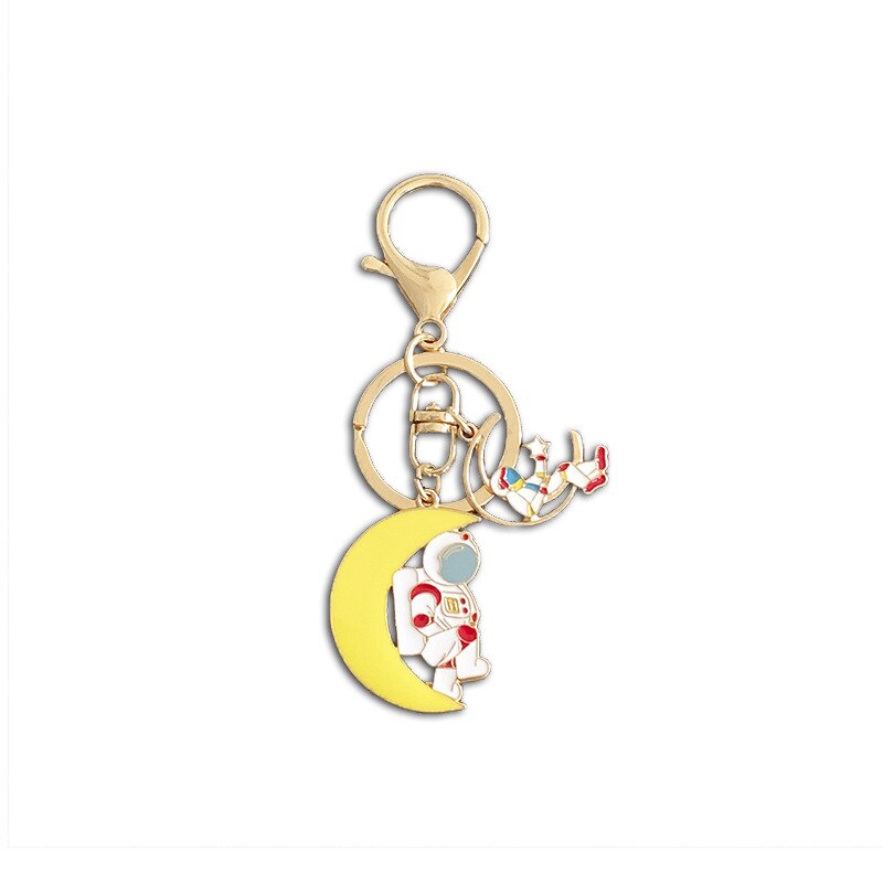 Metal DIY Animal Pendant Keyring