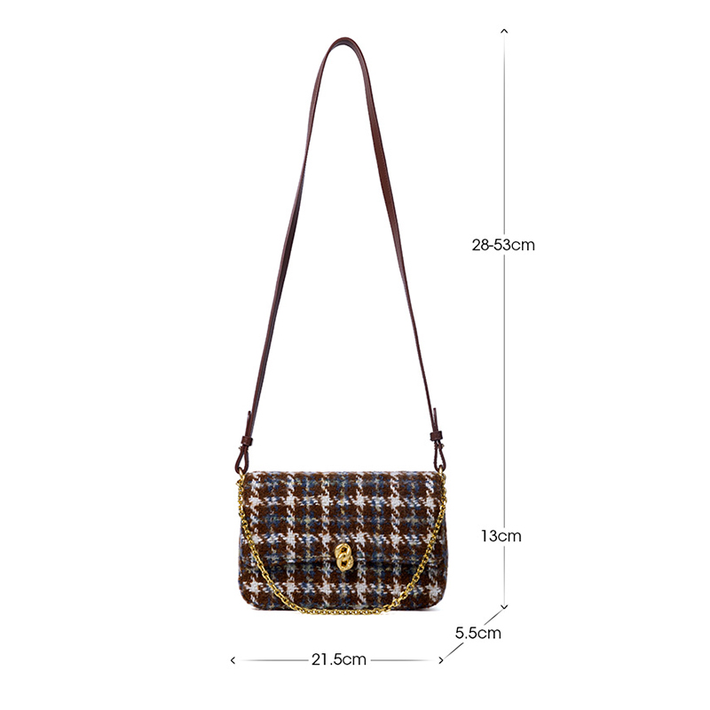 Houndstooth Trendy Ins Messenger Bag