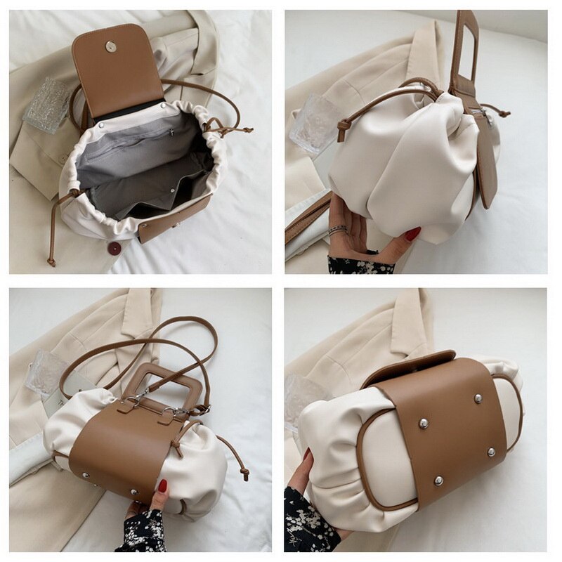 Patchwork Bucket Bag
