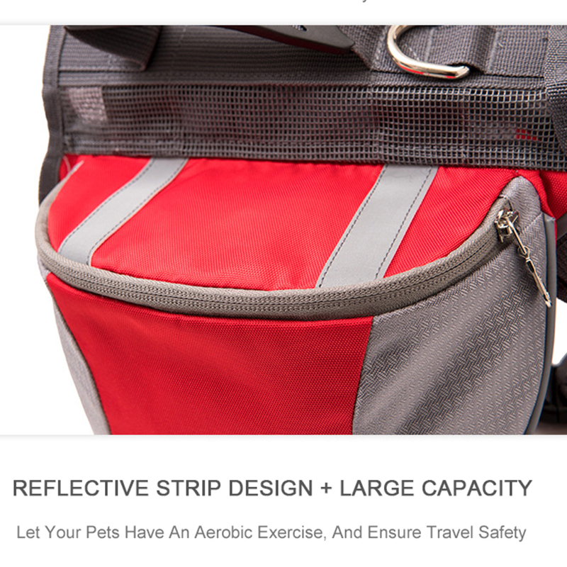 Pet Supplies Reflective Pannier Bag