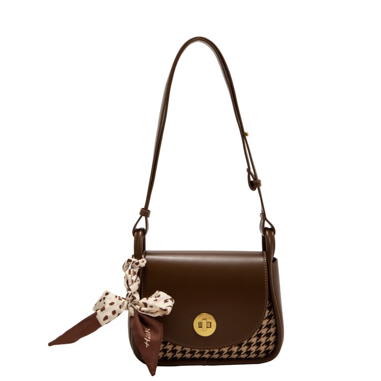 Leopard Print Shoulder Bag for Women