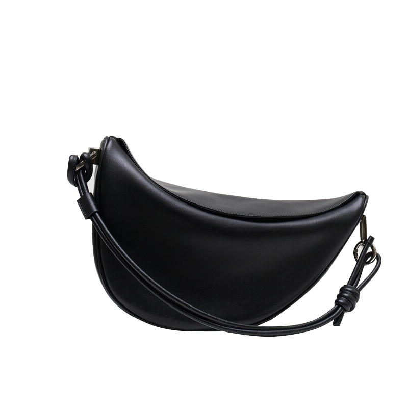 Simple PU Leather Crossbody Handbag