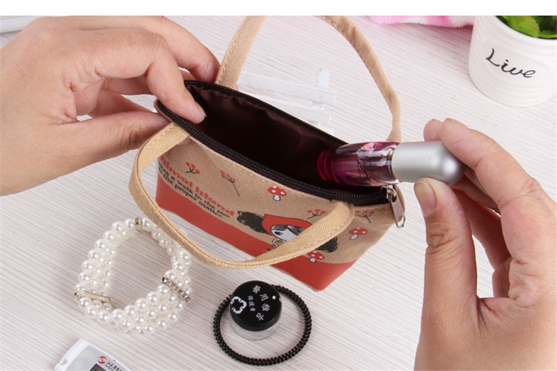 Children Canvas Bag Headset Bag
