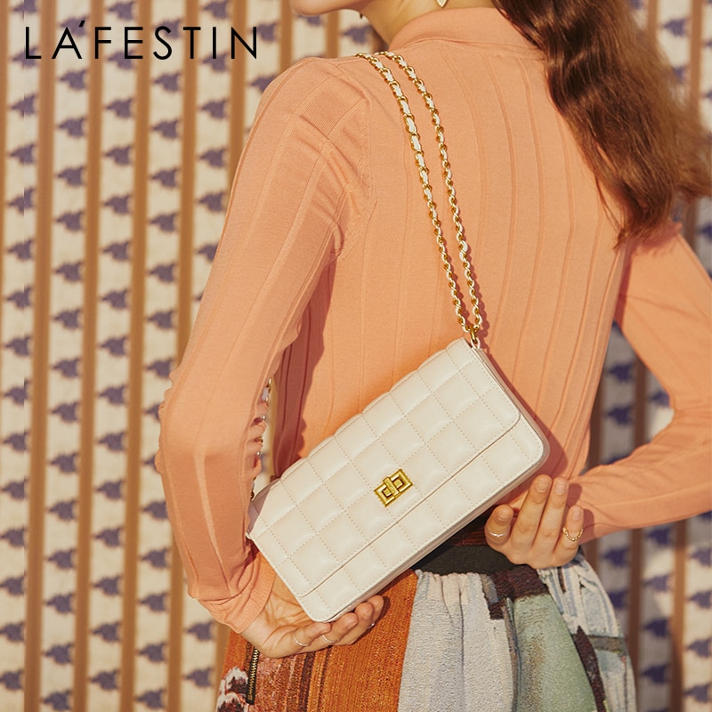 Trendy Casual Double Chain One-shoulder Purse