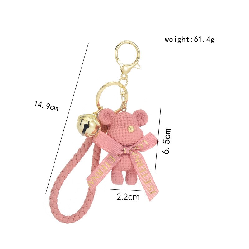 Handmade DIY Craft Weave Bag Charm Holder