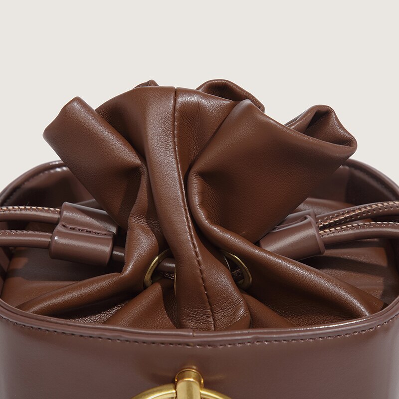 Classic Shoulder Bucket Handbag