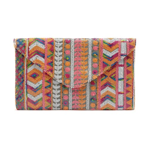 Clutch Bag Sequined Envelope Handbag