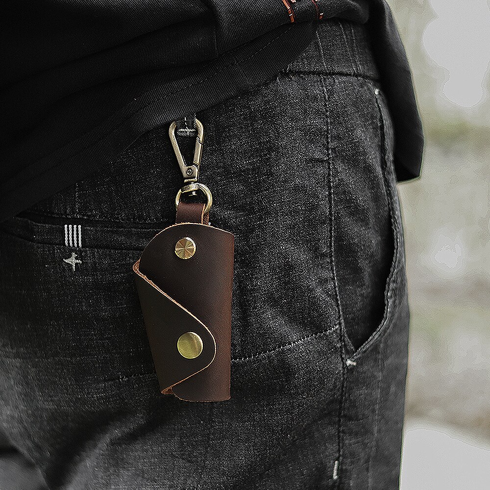 Genuine Leather Portable Mini- Key Package