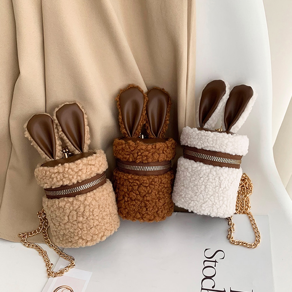 Rabbit Ear Shape Cylinder Bag
