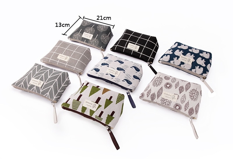 Tree Print Pattern Women Travel Storage Bag