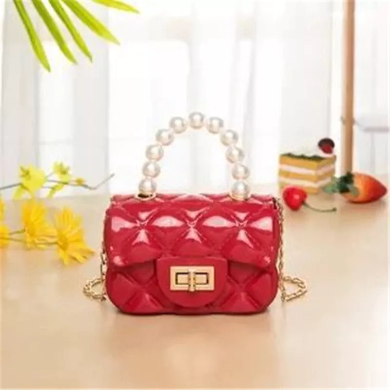 Jelly Purses and Handbags Cute Girls Mini Crossbody Bag