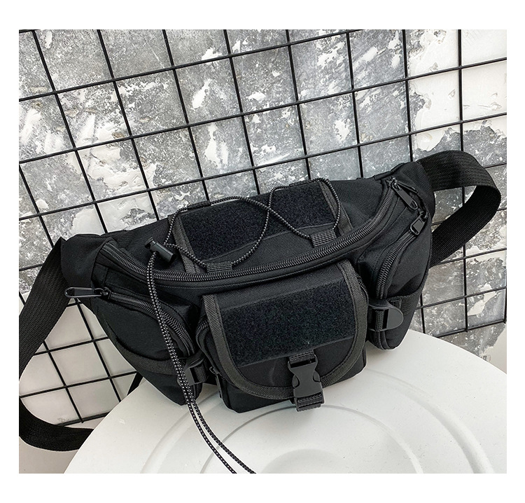 Canva Boy Street Style Crossbody Pack