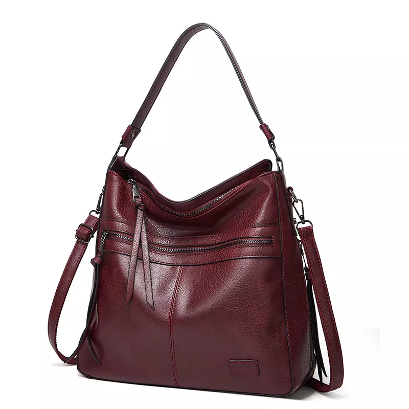 Tassel PU Leather Handbag
