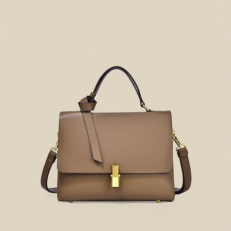 Solid Color Small PU Leather Bag