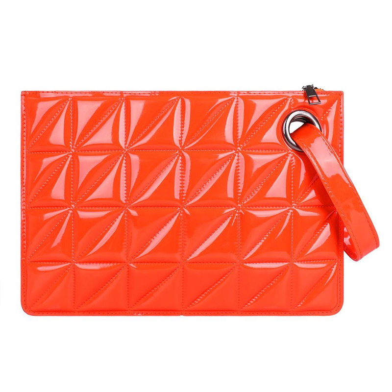 PU Patent Leather Envelope Bag
