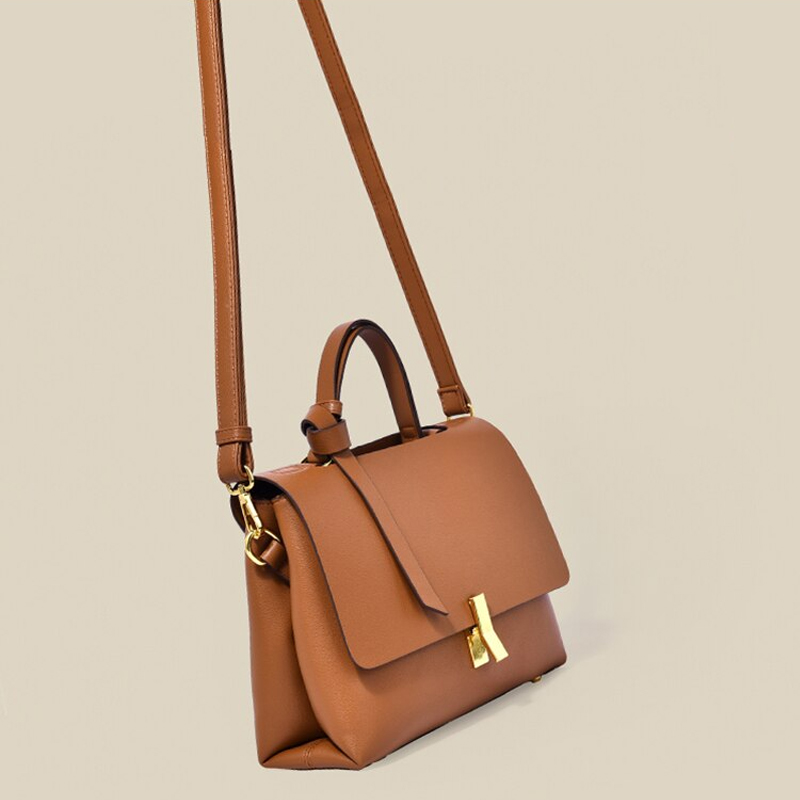 Solid Color Small PU Leather Bag