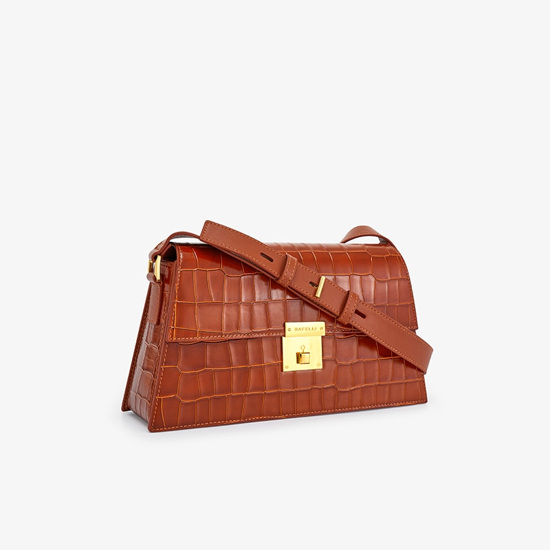 Luxury Crocodile Pattern Crossbody Retro Bag