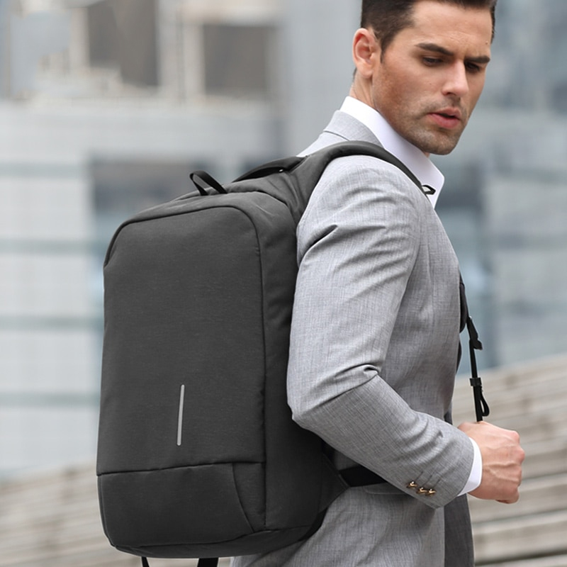 15L Anti-theft Lock Backpack Men
