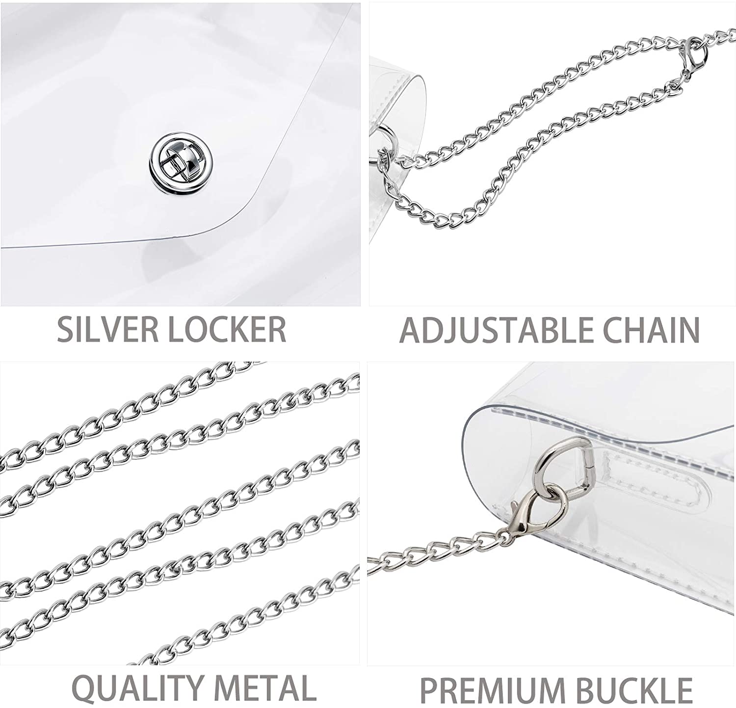 Women Clear Crossbody Bag