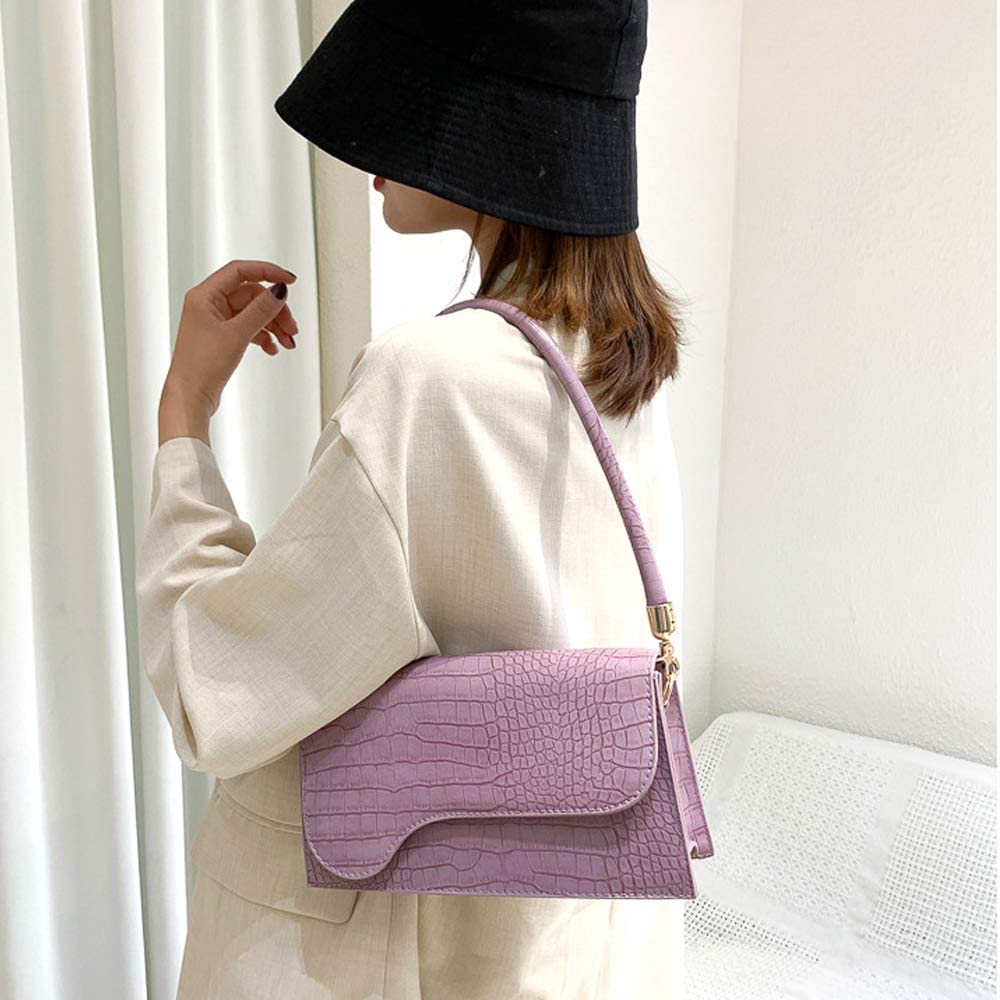 Crocodile Pattern Small Handbag