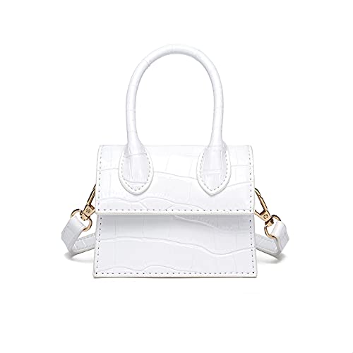 Mini Bag with Crocodile Pattern