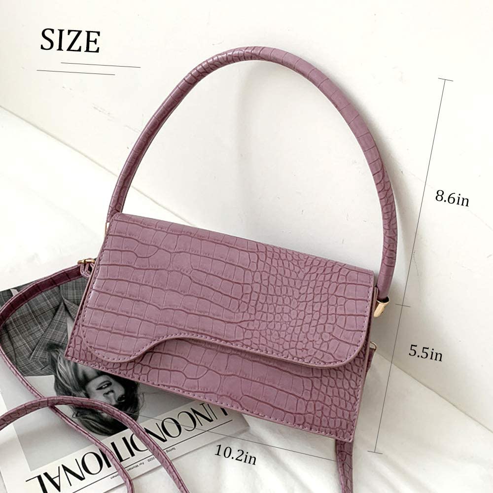 Crocodile Pattern Small Handbag